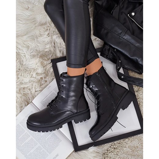 Royalfashion Damskie botki sznurowane Bumalo Royalfashion.pl 40 promocyjna cena royalfashion.pl