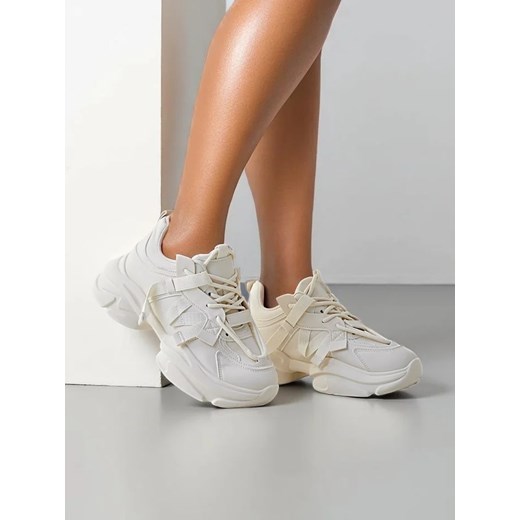 Royalfashion Sportowe sneakersy damskie na platformie Rensis ze sklepu royalfashion.pl w kategorii Buty sportowe damskie - zdjęcie 180189315