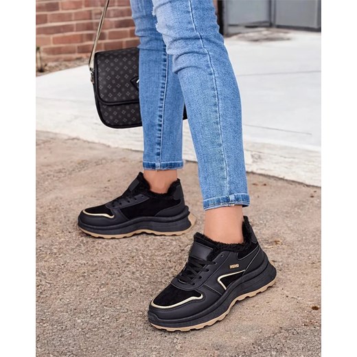 Royalfashion Sneakersy damskie z ociepleniem Ronniz ze sklepu royalfashion.pl w kategorii Buty sportowe damskie - zdjęcie 180191295