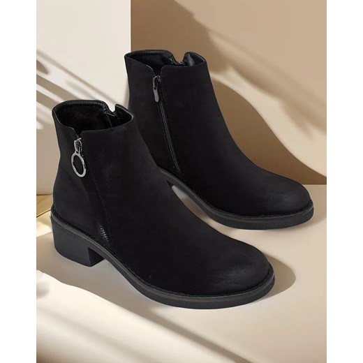 Royalfashion Damskie botki Milo ze sklepu royalfashion.pl w kategorii Botki - zdjęcie 180192779