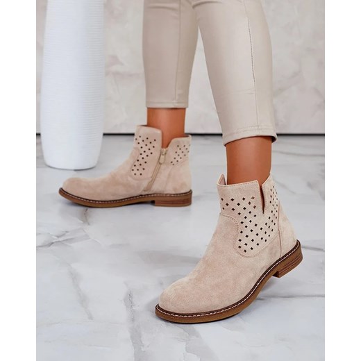 Royalfashion Damskie botki Rito ze sklepu royalfashion.pl w kategorii Botki - zdjęcie 180193965
