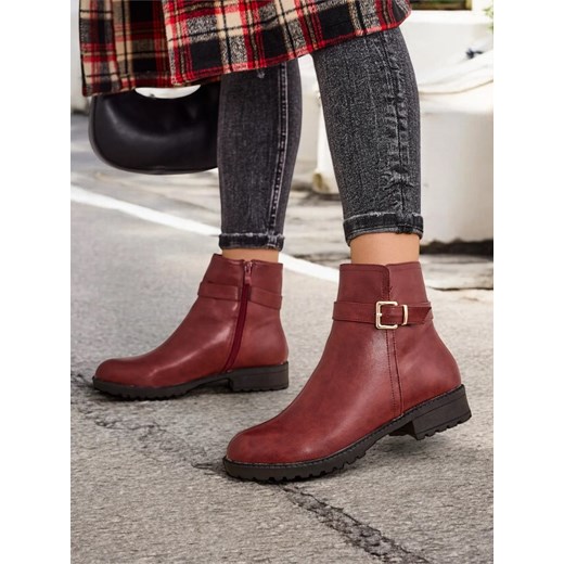 Royalfashion Botki damskie Fivvos ze sklepu royalfashion.pl w kategorii Botki - zdjęcie 180194308