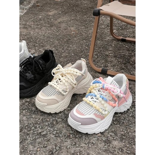 Royalfashion Sportowe sneakersy damskie na grubszej podeszwie Onesse ze sklepu royalfashion.pl w kategorii Buty sportowe damskie - zdjęcie 180194577