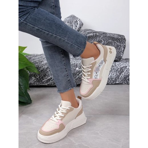 Royalfashion Sneakersy damskie z brokatem Samoles ze sklepu royalfashion.pl w kategorii Buty sportowe damskie - zdjęcie 180195329