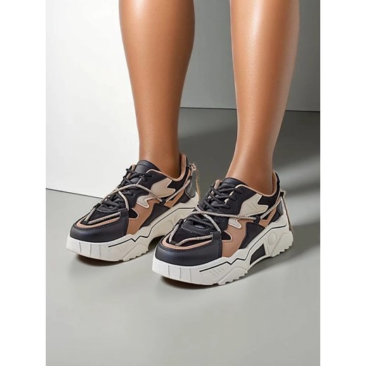 Royalfashion Sportowe sneakersy damskie na platformie Viela ze sklepu royalfashion.pl w kategorii Buty sportowe damskie - zdjęcie 180196196