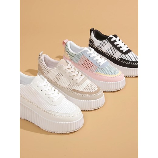 Royalfashion Sportowe sneakersy damskie na platformie Siserra ze sklepu royalfashion.pl w kategorii Buty sportowe damskie - zdjęcie 180197816