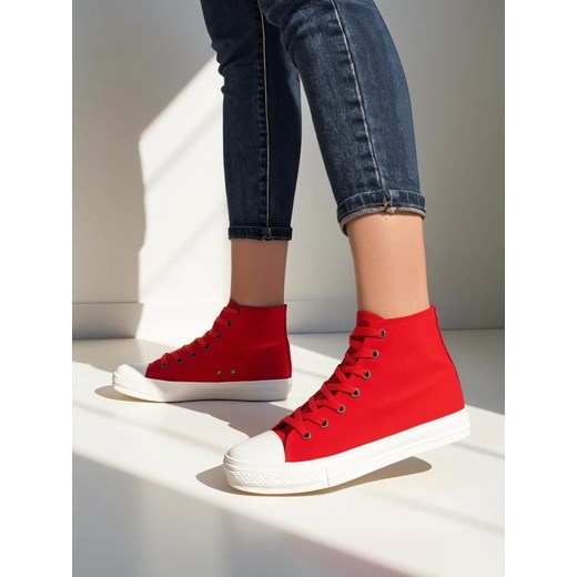 Royalfashion Wysokie trampki damskie Hirria Royalfashion.pl 37 wyprzedaż royalfashion.pl