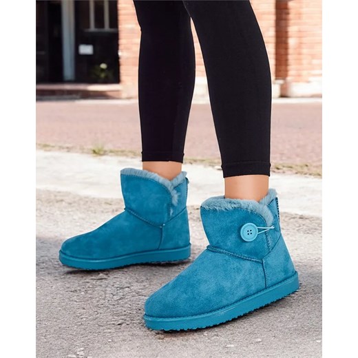 Royalfashion Krótkie buty a'la śniegowce damskie Malla ze sklepu royalfashion.pl w kategorii Śniegowce damskie - zdjęcie 180199486