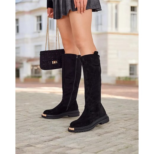 Royalfashion Damskie kozaki Defoniz ze sklepu royalfashion.pl w kategorii Kozaki damskie - zdjęcie 180203338