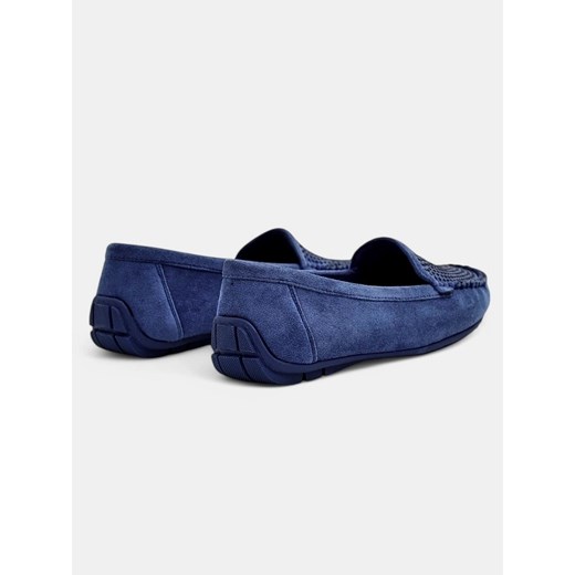 Royalfashion Mokasyny damskie z cyrkoniami Ezuess Royalfashion.pl 40 promocja royalfashion.pl
