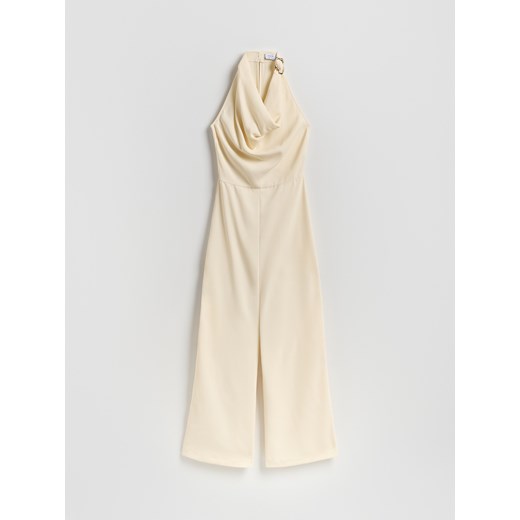 Reserved - Kombinezon z ozdobną klamrą - jasnożółty Reserved L Reserved