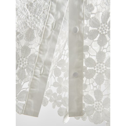 Reserved - Ażurowa koszula - biały Reserved M Reserved