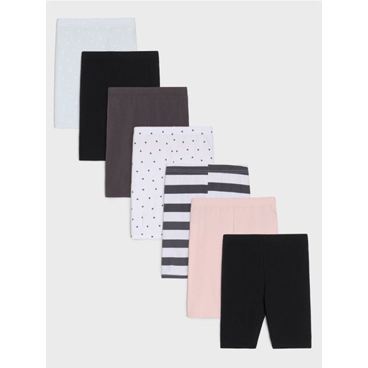 Sinsay - Krótkie legginsy 7 pack - wielobarwny - id: 752EV-MLC - marki Sinsay - 180206847 Sinsay - Krótkie legginsy 7 pack - wielobarwny ze sklepu Sinsay w kategorii Spodenki dziewczęce - zdjęcie 180206847