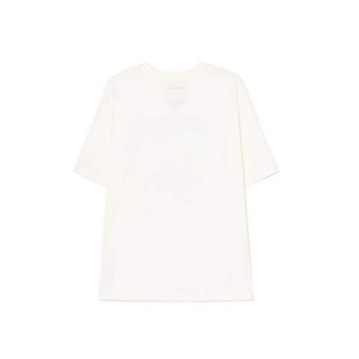 Cropp - Biała koszulka z nadrukiem Metallica - biały Cropp XS Cropp