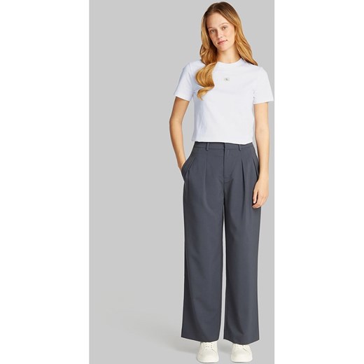 CALVIN KLEIN JEANS Koszulka w kolorze białym ze sklepu Limango Polska w kategorii Bluzki damskie - zdjęcie 180210845