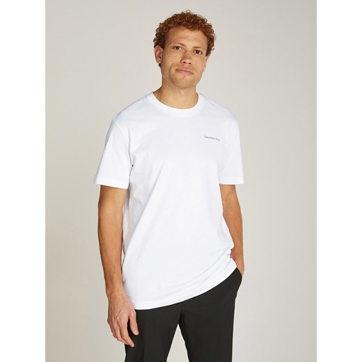 CALVIN KLEIN JEANS Koszulka w kolorze białym ze sklepu Limango Polska w kategorii T-shirty męskie - zdjęcie 180210886