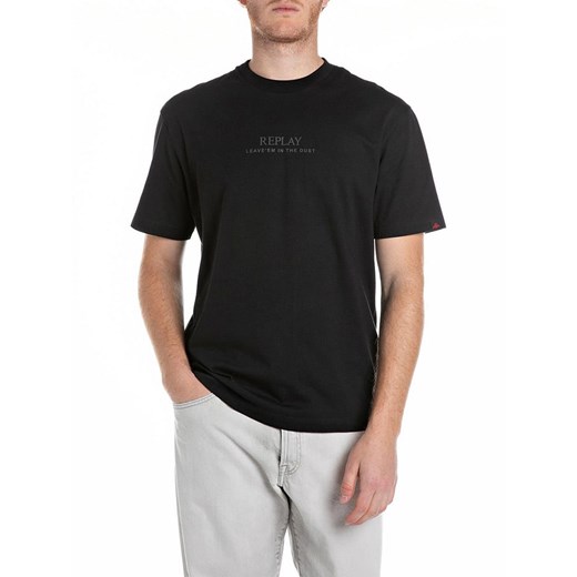 Replay Koszulka w kolorze czarnym ze sklepu Limango Polska w kategorii T-shirty męskie - zdjęcie 180210917