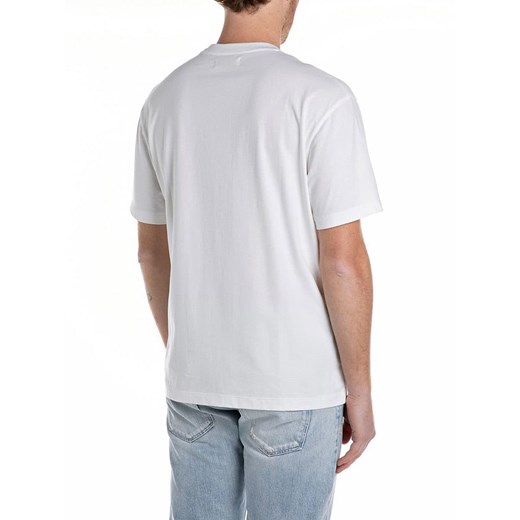 Replay Koszulka w kolorze białym Replay M wyprzedaż Limango Polska