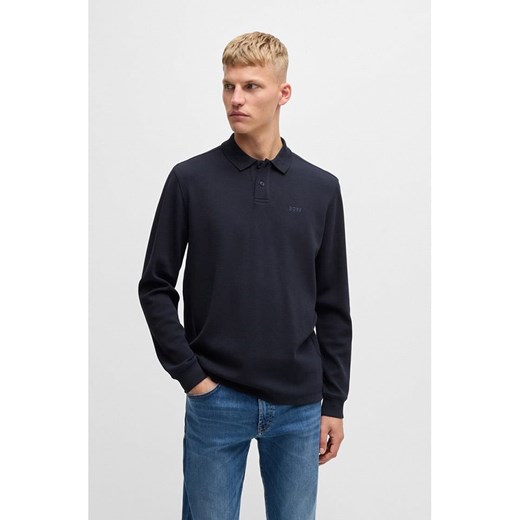 BOSS Orange Koszulka polo w kolorze granatowym ze sklepu Limango Polska w kategorii T-shirty męskie - zdjęcie 180210968