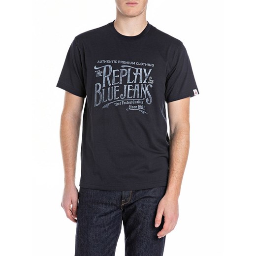 Replay Koszulka w kolorze czarnym ze sklepu Limango Polska w kategorii T-shirty męskie - zdjęcie 180210986