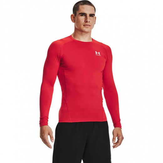 Męski longsleeve treningowy UNDER ARMOUR UA HG Armour Comp LS ze sklepu Sportstylestory.com w kategorii T-shirty męskie - zdjęcie 180211266