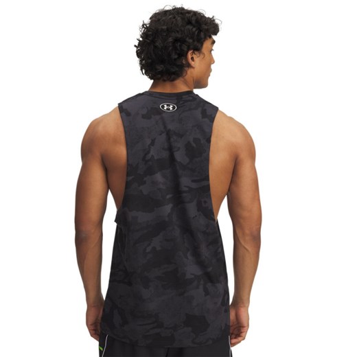 Męski top treningowy Under Armour Project Rock Camo Tank - czarny ze sklepu Sportstylestory.com w kategorii T-shirty męskie - zdjęcie 180211496