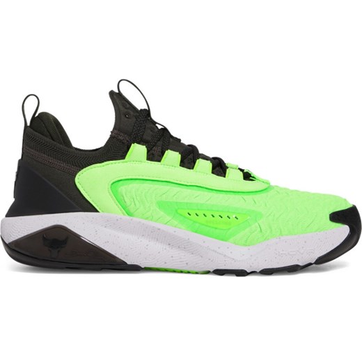 Męskie buty treningowe crossfit Under Armour UA Project Rock 7 - zielone ze sklepu Sportstylestory.com w kategorii Buty sportowe męskie - zdjęcie 180211527