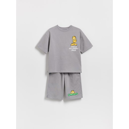 Reserved - Bawełniany komplet Garfield - ciemnoszary Reserved 122/128 (6-8 lat) Reserved