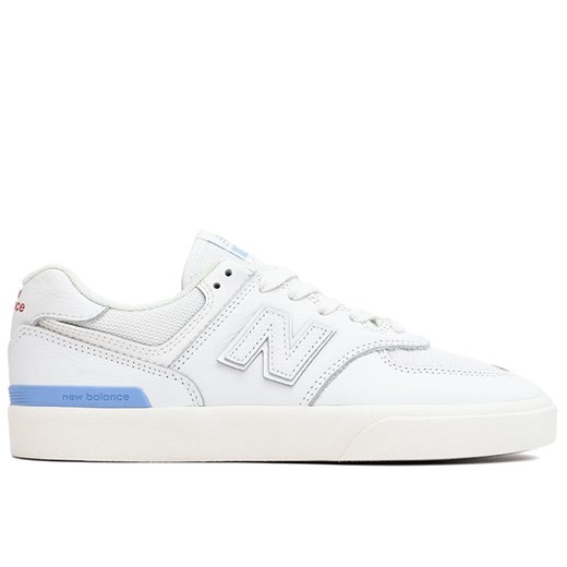 Buty męskie New Balance Numeric NM574VWR - białe ze sklepu streetstyle24.pl w kategorii Buty sportowe męskie - zdjęcie 180214019