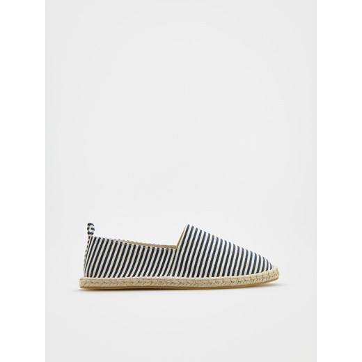 Reserved - Bawełniane espadryle - granatowy ze sklepu Reserved w kategorii Espadryle męskie - zdjęcie 180214717