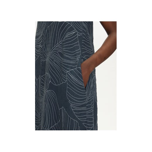 Sukienka szara na ramiączkach w serek 