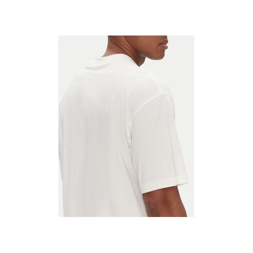 Biały t-shirt męski Hugo Boss z krótkim rękawem