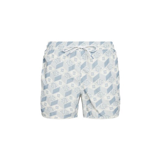 Białe kąpielówki Hugo Boss 