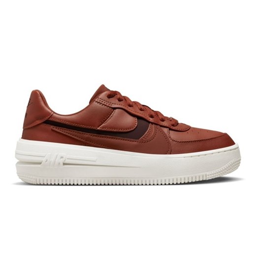 Buty Nike Air Force 1 PLT.AF.ORM DJ9946-603 brązowe ze sklepu ButyModne.pl w kategorii Buty sportowe damskie - zdjęcie 180222239