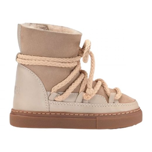 Buty Inuiki Classic Beige 60202-001 beżowy ze sklepu ButyModne.pl w kategorii Buty zimowe dziecięce - zdjęcie 180222259