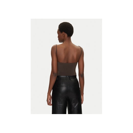 NORMA KAMALI Body KK424XPLH21823 Brązowy Regular Fit Norma Kamali XS MODIVO