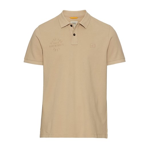 Camel Active Koszulka polo w kolorze beżowym ze sklepu Limango Polska w kategorii T-shirty męskie - zdjęcie 180223539
