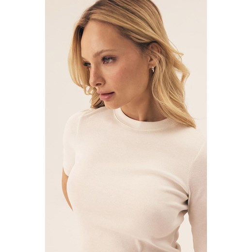 Esotiq koszula damska na krótki rękaw Ryoko 42433-01X, Kolor kremowy, Rozmiar L, Esotiq L okazyjna cena Intymna