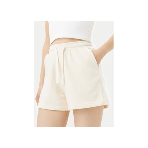 Silvian Heach Szorty sportowe Steffi GPP25115SH Écru Regular Fit S MODIVO