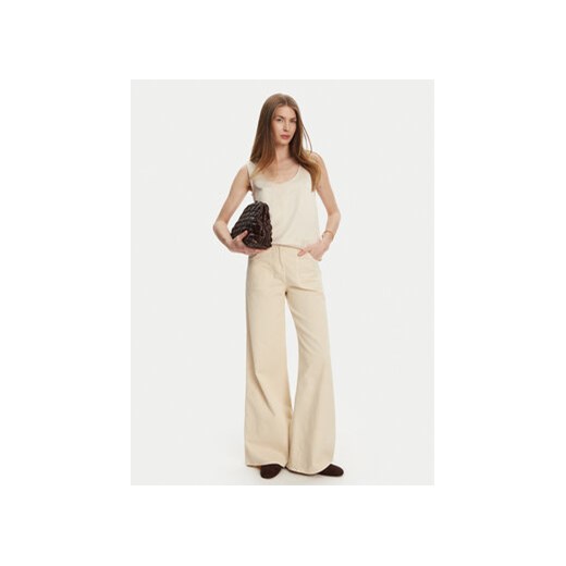 Luisa Spagnoli Jeansy Ali 541943 Beżowy Flare Fit Luisa Spagnoli 44 MODIVO