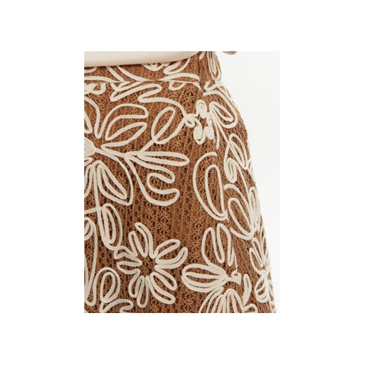 Luisa Spagnoli Spódnica midi Tenente 541989 Beżowy Regular Fit Luisa Spagnoli M MODIVO