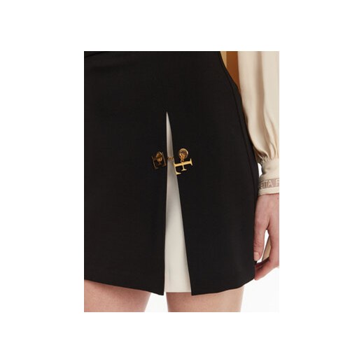 Elisabetta Franchi Spódnica mini GO-079-51E2 Czarny Regular Fit Elisabetta Franchi 46 MODIVO