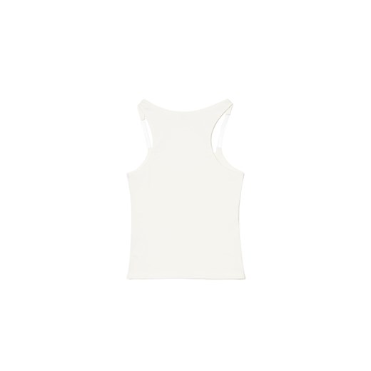 Cropp - Biały top - biały Cropp S Cropp