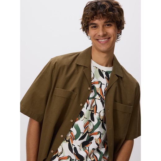 T-shirt męski Reserved z krótkim rękawem na wiosnę 