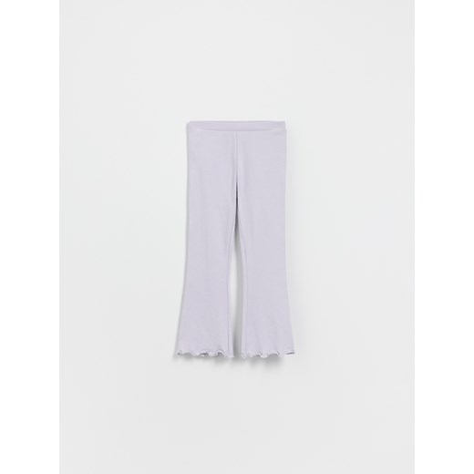 Reserved - Legginsy flare - lawendowy Reserved 92 (1 Reserved