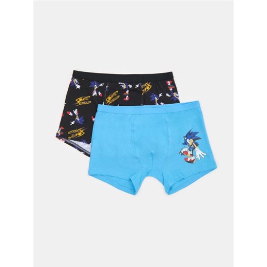 Sinsay - Bokserki 2 pack Sonic The Hedgehog - wielobarwny ze sklepu Sinsay w kategorii Majtki dziecięce - zdjęcie 180229297
