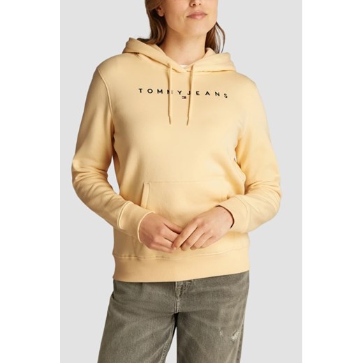 TOMMY JEANS Żółta damska bluza, Rozmiar XS ze sklepu outfit.pl w kategorii Bluzy damskie - zdjęcie 180231129
