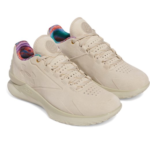 Buty sportowe męskie Under Armour beżowe wiązane 