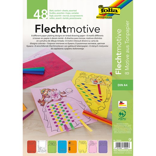 folia PAPER Zestaw &quot;Plaited designs&quot; do rękodzieła - A4 ze sklepu Limango Polska w kategorii Zabawki - zdjęcie 180232789
