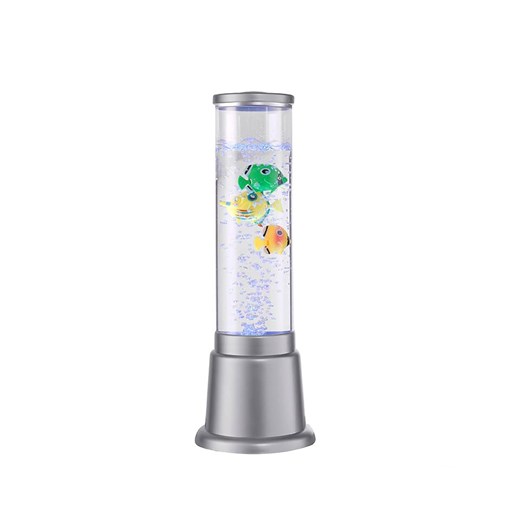 LeuchtenDirekt Lampa stołowa LED w kolorze srebrnym  - 12,5 x 12,5 x 36 cm ze sklepu Limango Polska w kategorii Lampy stołowe - zdjęcie 180232845